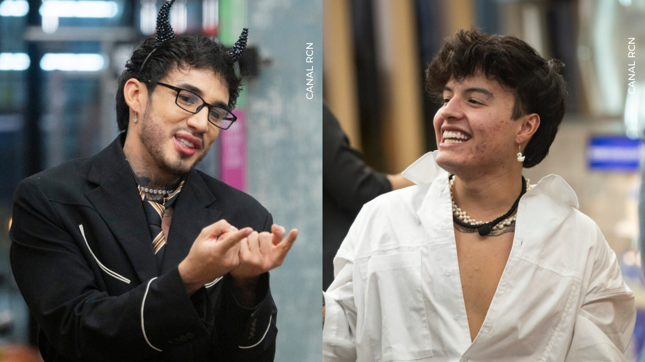 Valentino y Juanse en La casa de los famosos Colombia