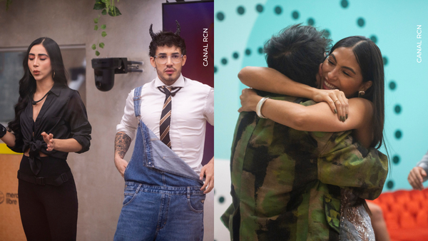 Beba y Valentino salvaron a Juanse y Lorena en La casa de los famosos, así quedó la placa