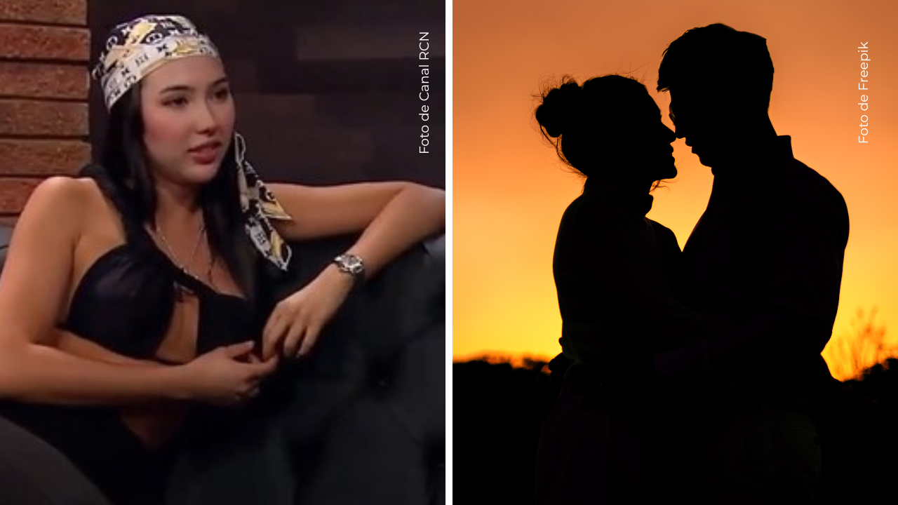 Aida Victoria Merlano en el programa Yo José Gabriel - Silueta de pareja.