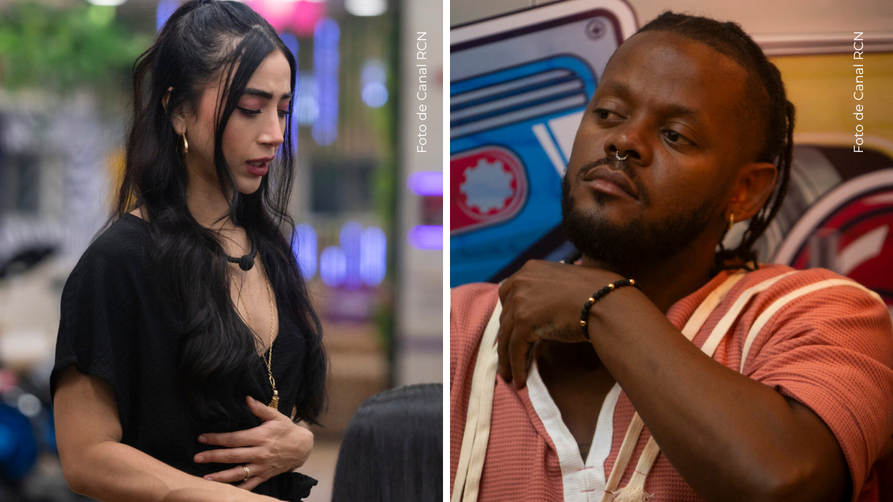 Beba y Maiker Smith en La casa de los famosos Colombia.