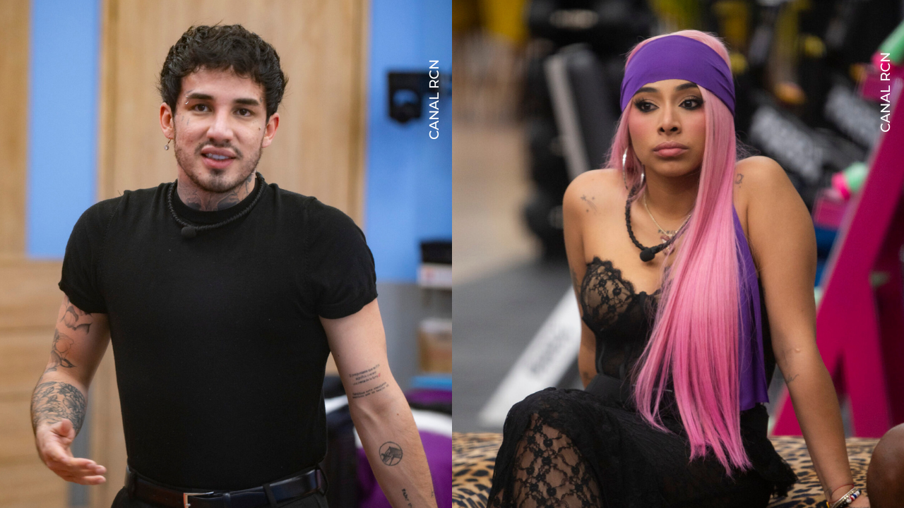 Valentino y Karola en La casa de los famosos Colombia