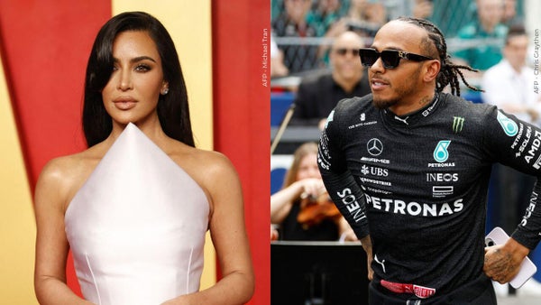 Revelan la conversación de Lewis Hamilton y Kim Kardashian en el Super Bowl, ¿qué se dijeron?