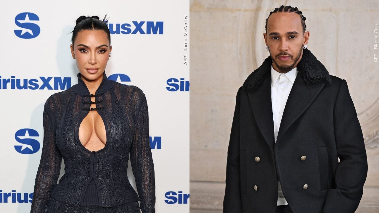 Lewis Hamilton y Kim Kardashian oficializaron su relación en el Super Bowl.