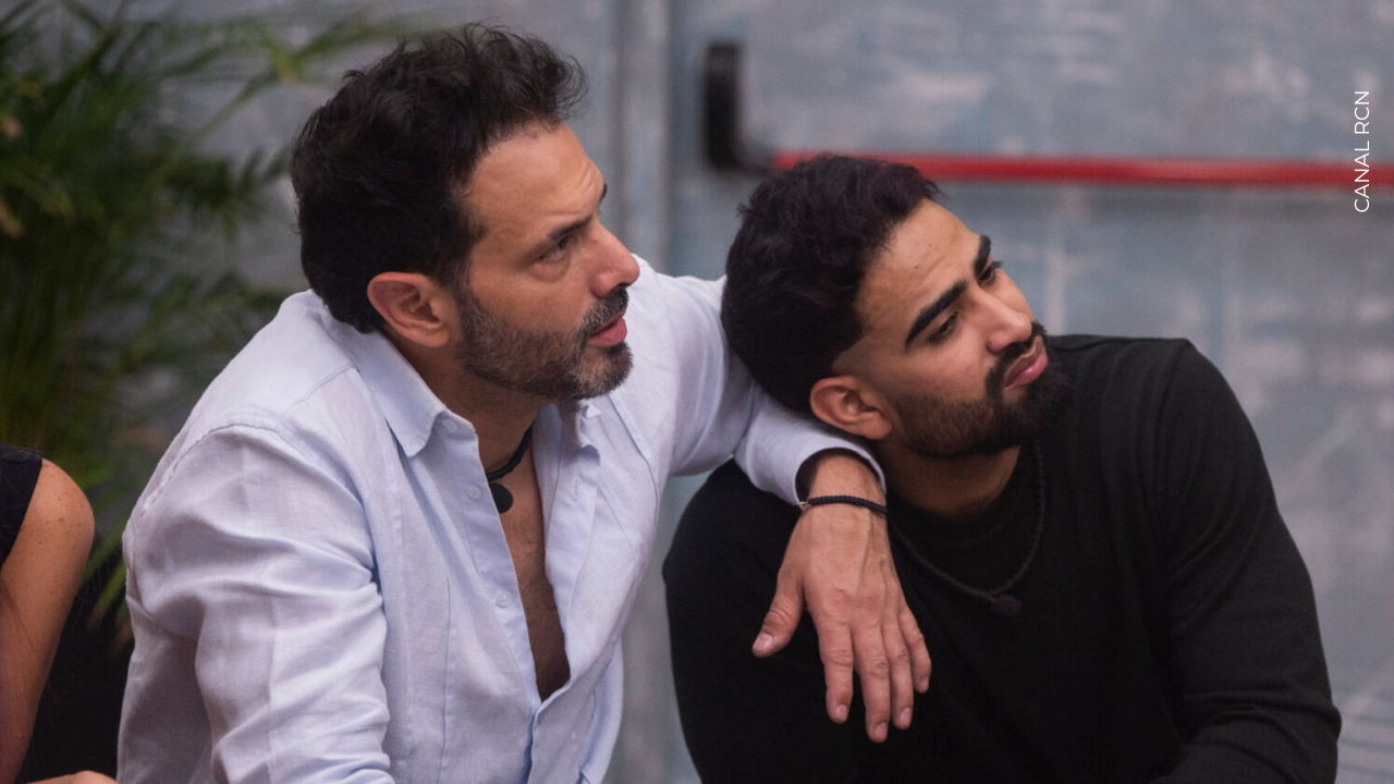 Alejandro Estrada y Eidevin en La casa de los famosos