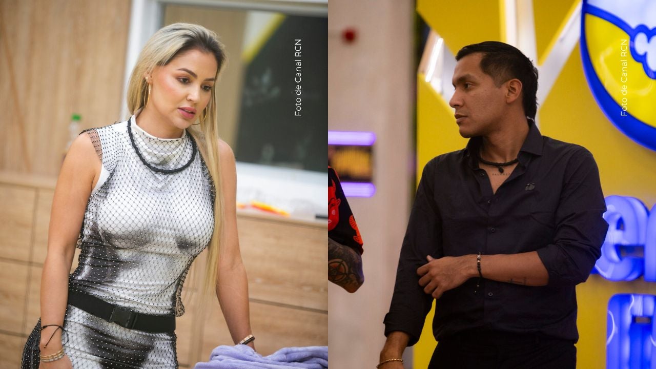 Yuli Ruiz se disgusta con Juanda Caribe. 