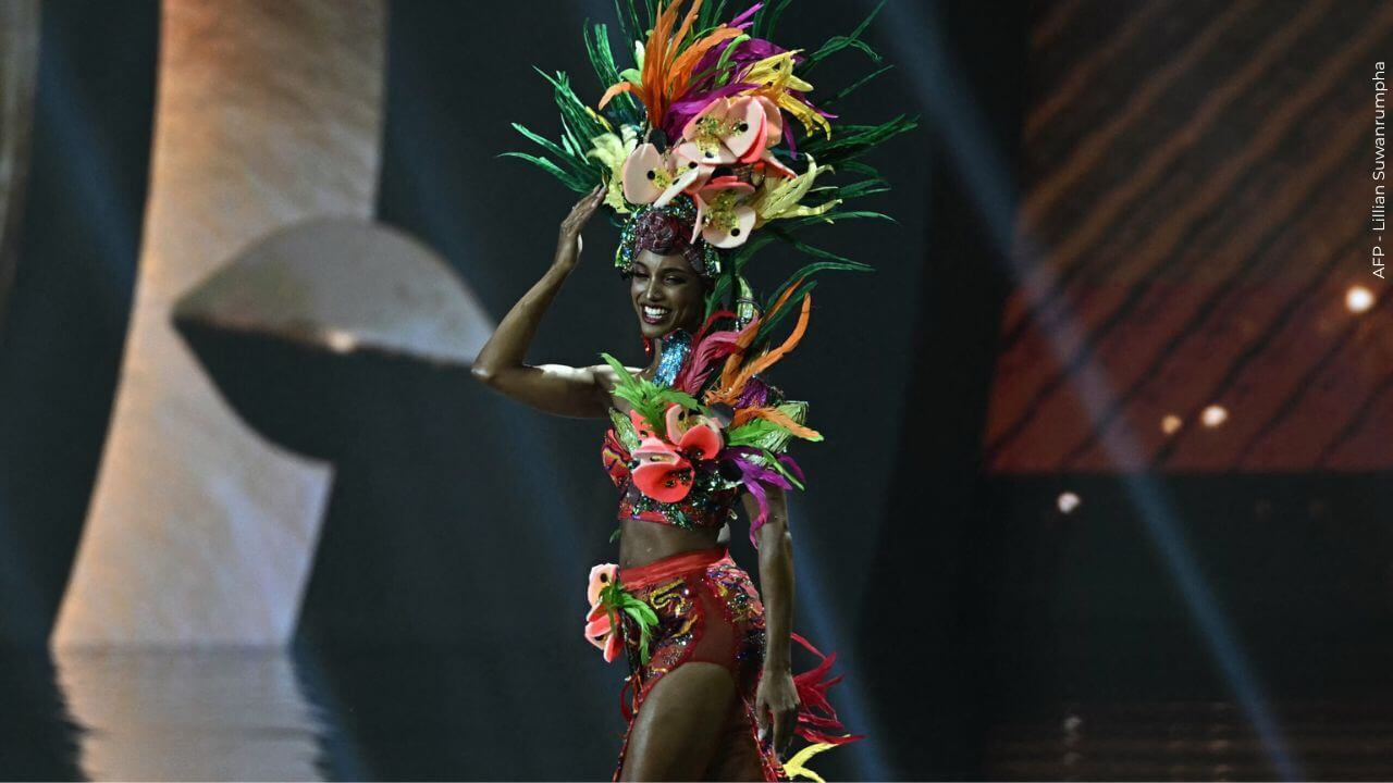 Gabrielle Henry, Miss Jamaica, ha estado recuperándose tras su caída.