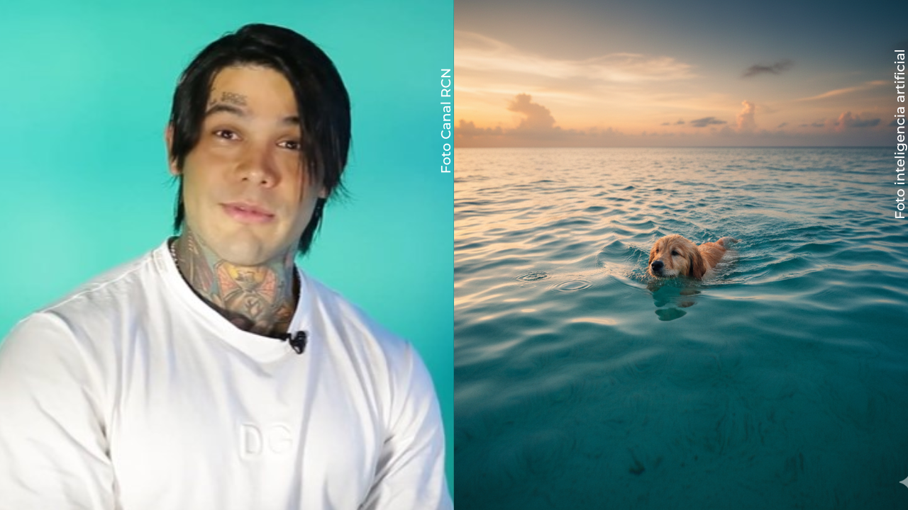 Yeferson Cossio conmueve en redes tras rescatar a un perro de ahogarse