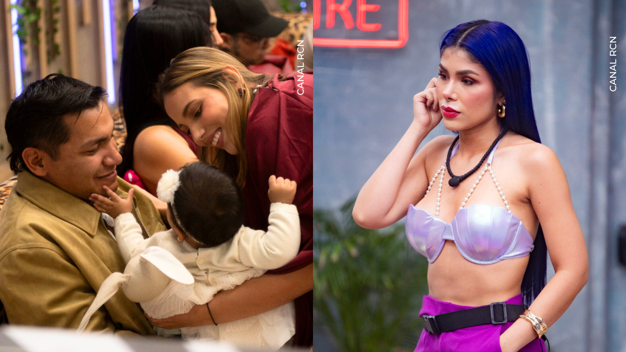 Juanda Caribe y Alexa Torrex en La casa de los famosos Colombia