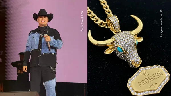 Esposa de Yeison Jiménez reapareció en redes recibiendo la cadena restaurada del artista