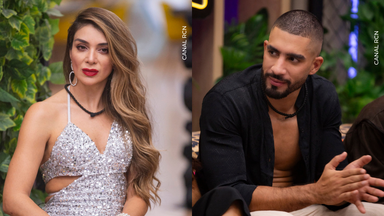 Marilyn Patiño y Renzo en La casa de los famosos Colombia