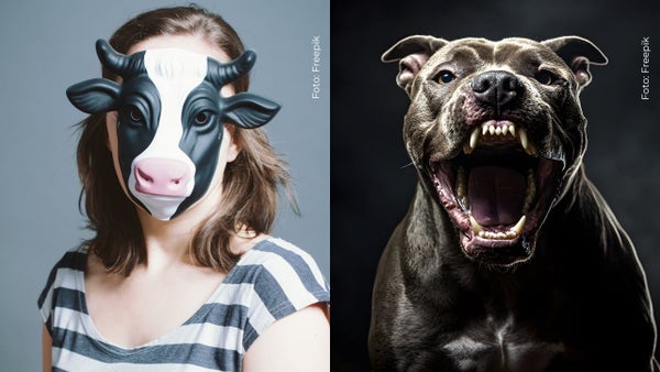 EN VIDEO: Joven therian fue mordida por un perro tras intentar ladrar con él