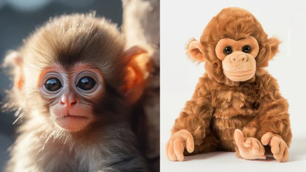 Punch, el mono que fue rechazado por su madre y se crio junto a un peluche