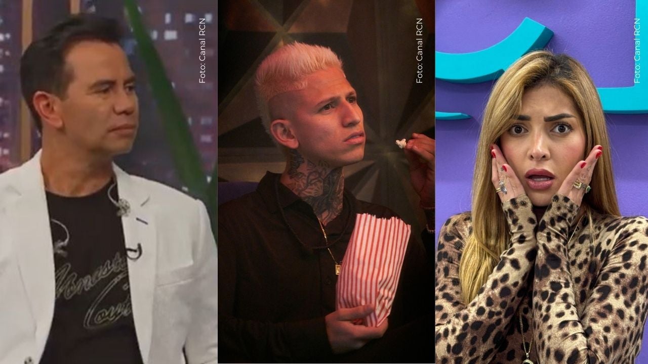 Johnny Rivera reacciona entre risas a la confusión de La Liendra y Dani Duke