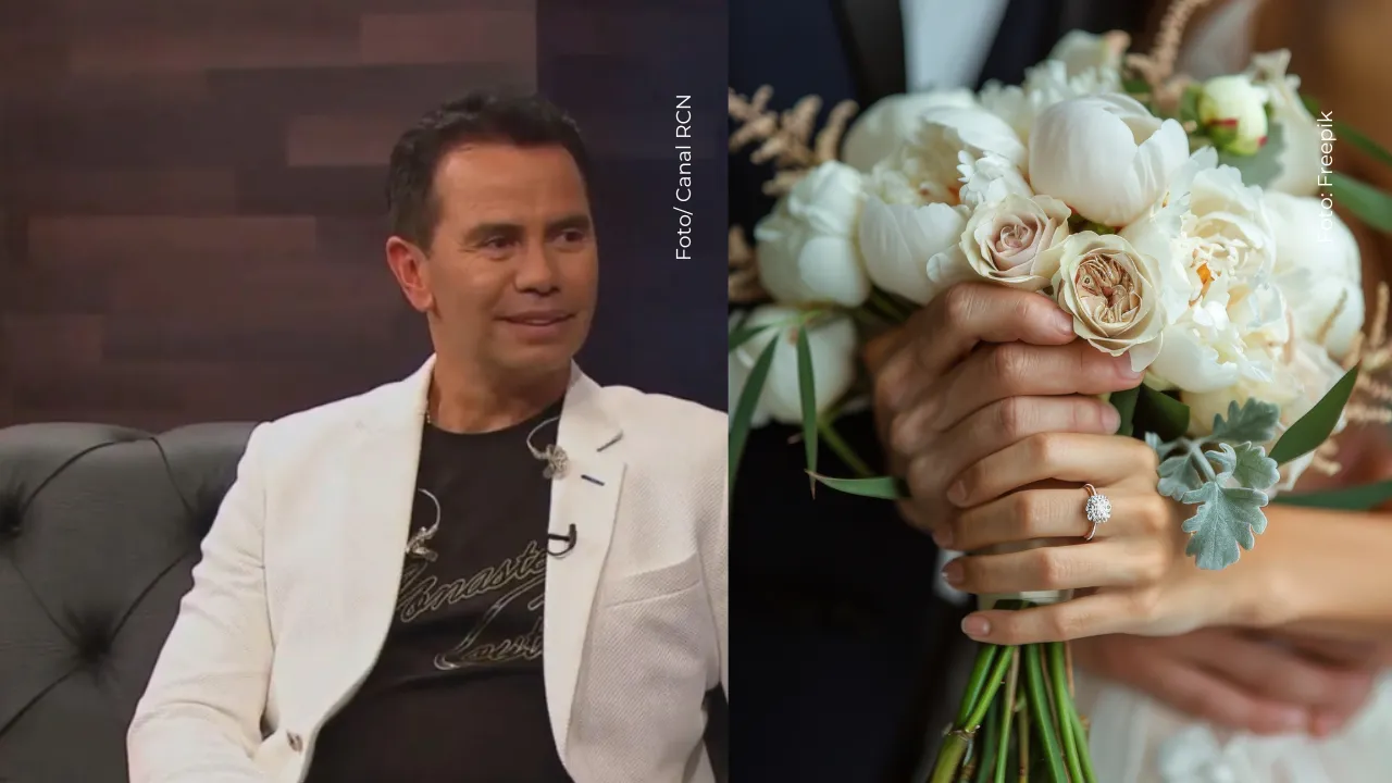 Así fue el beso de recién casados de Jhonny Rivera y Jenny López