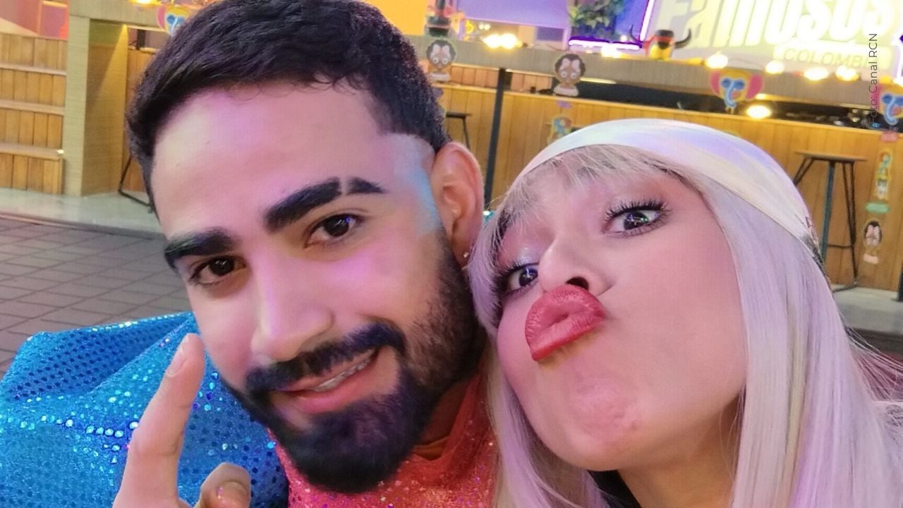 El beso entre Mariana Zapata y Eidevin en La casa de los famosos Colombia