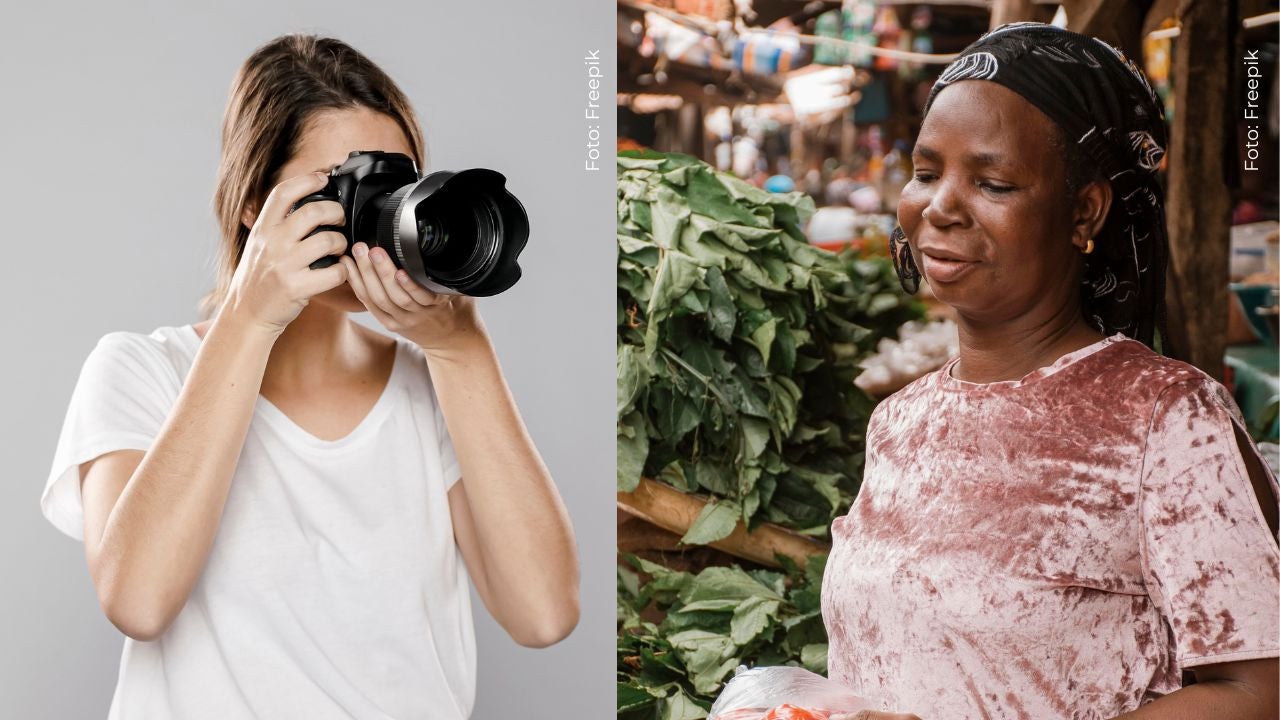 Así transformó una fotógrafa a una vendedora ambulante en modelo