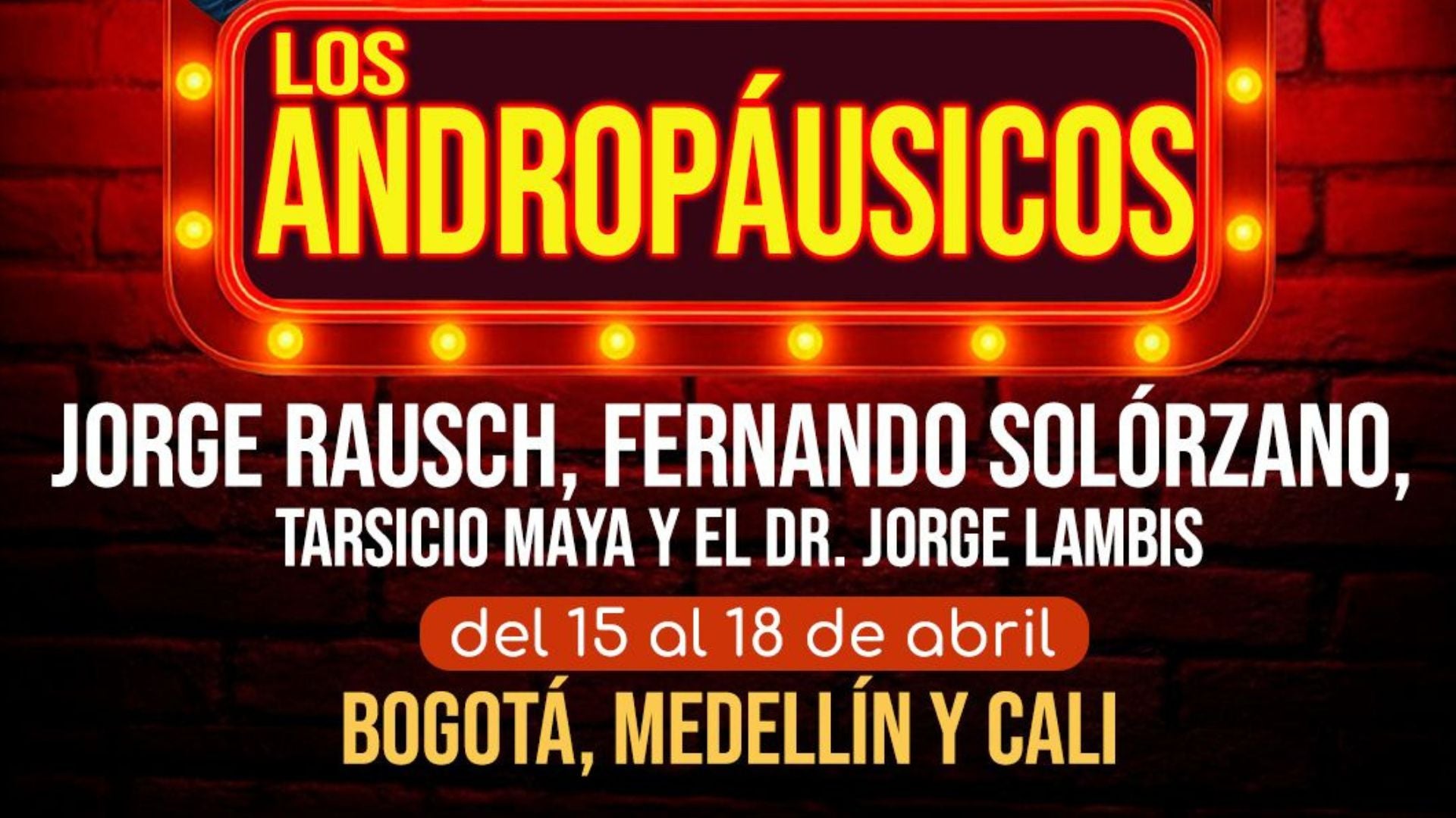 Los Andropáusicos se toman Bogotá