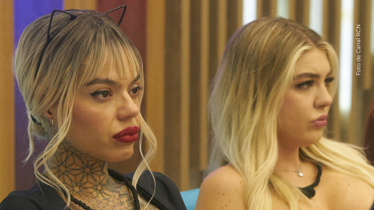 Yana Karpova y Melissa Gate en La casa de los famosos Colombia.