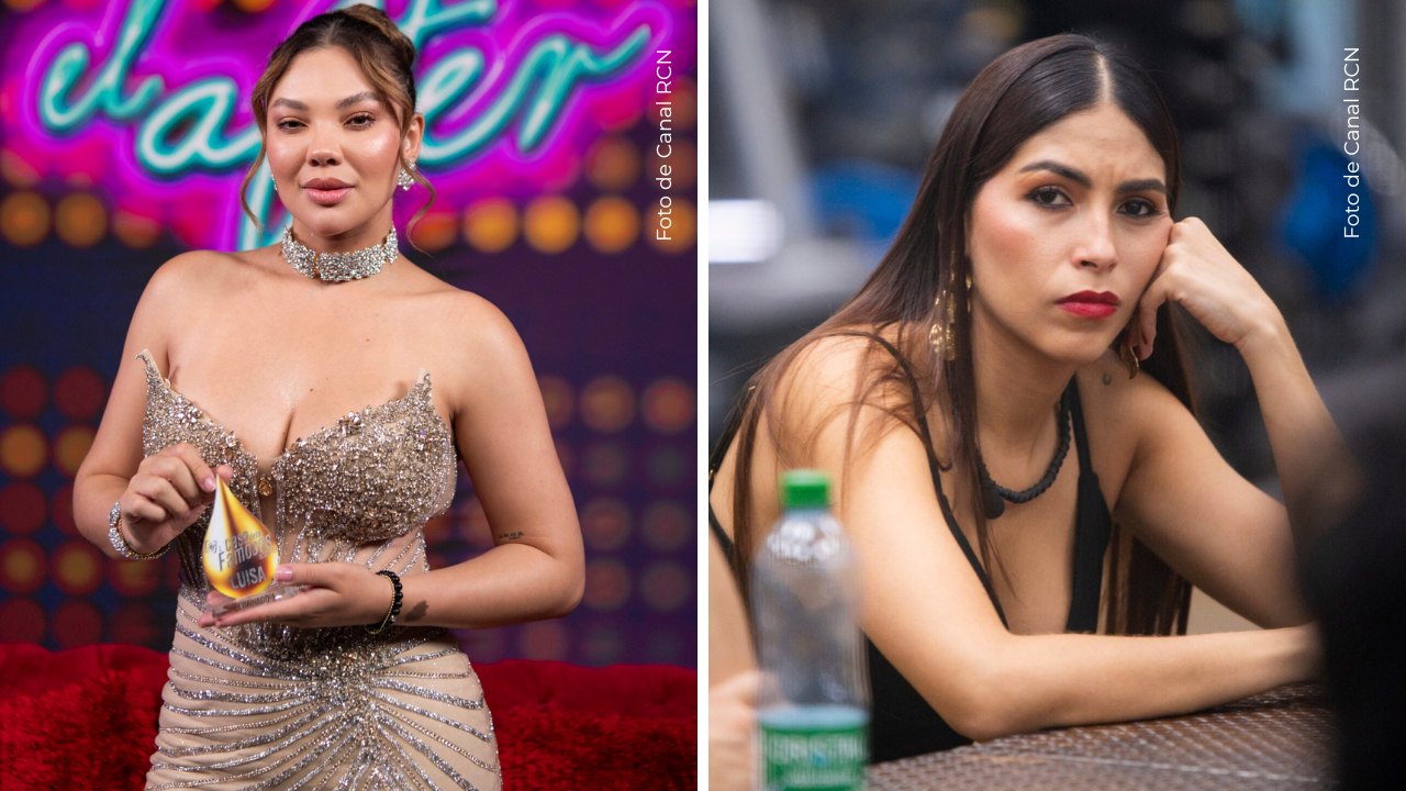 Lorena Altamirano y Luisa Cortina en La casa de los famosos Colombia.