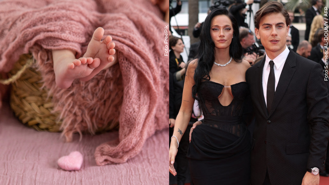 Paulo Dybala y Oriana Sabatini le dieron la bienvenida a su primera hija