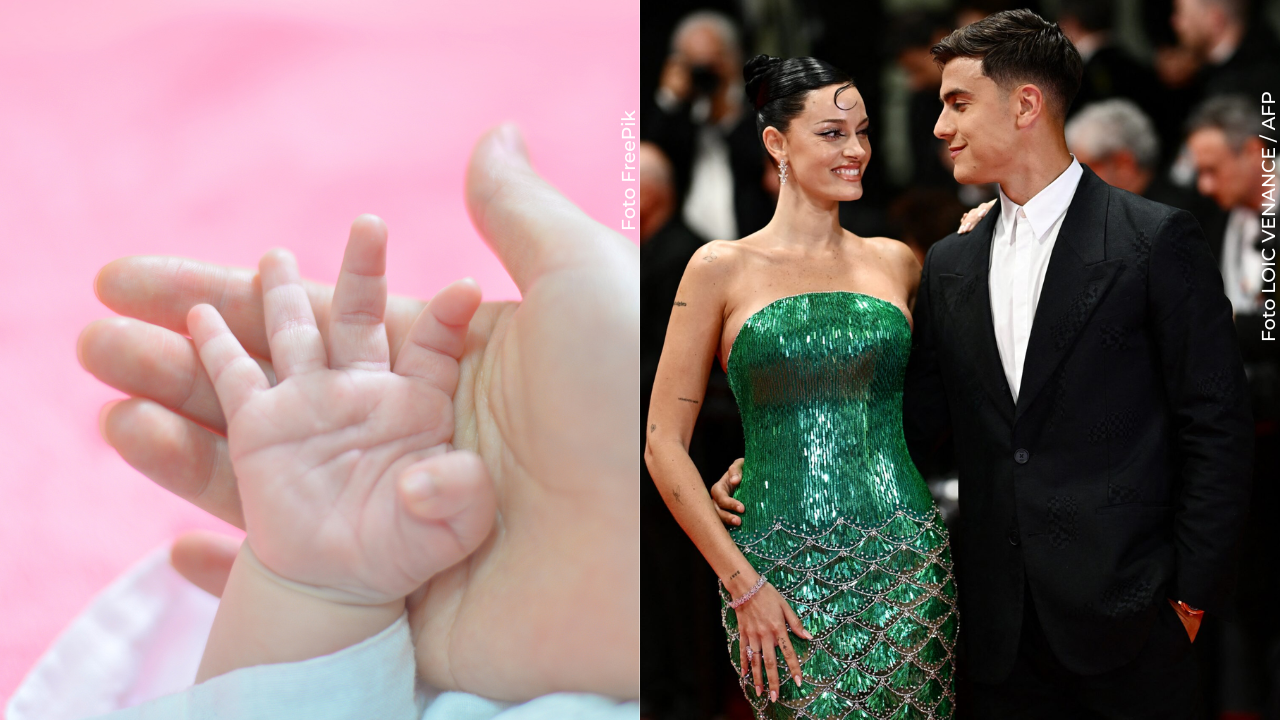 La imagen con la que Paulo Dybala y Oriana Sabatini presentaron a su bebé se volvió viral