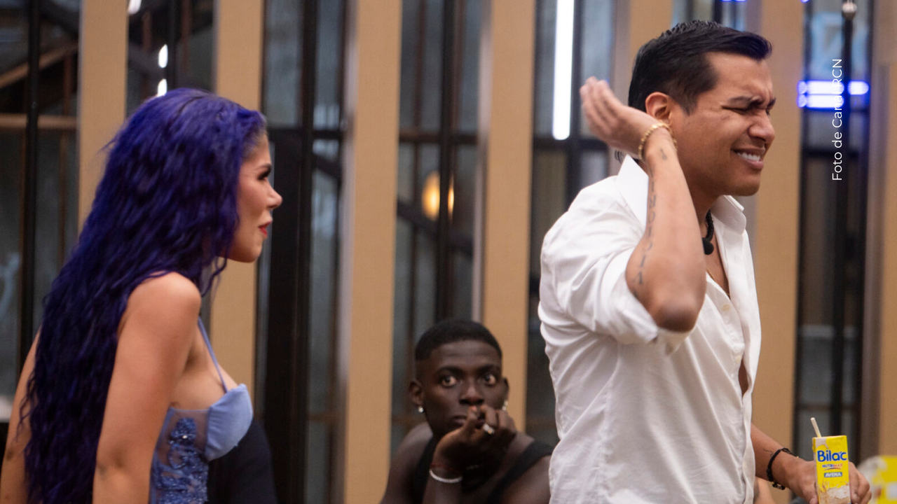 Alexa y Juanda Caribe en La casa de los famosos Colombia.