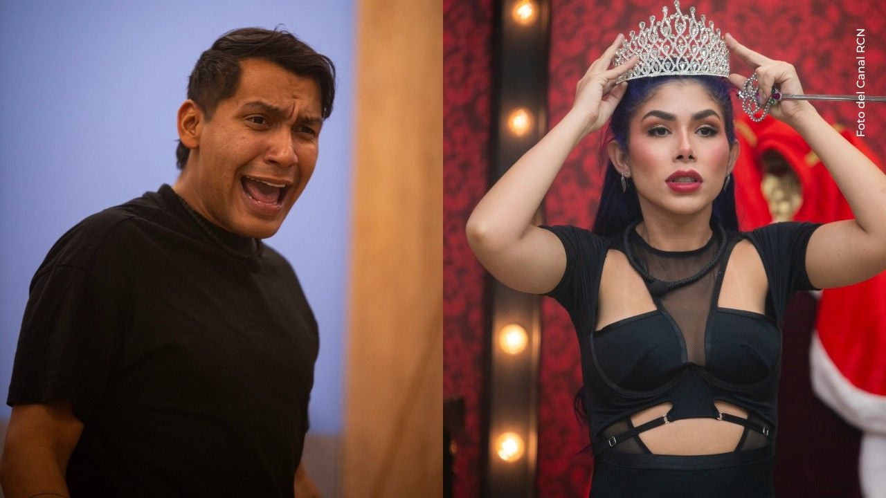 Juanda Caribe no pudo ocultar su reacción cuando Alexa Torrex entró primero a la gala