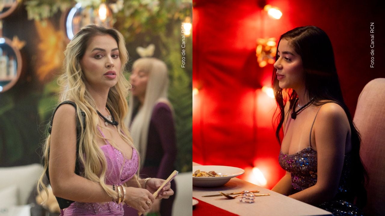 Mariana Zapata se le posiciona a Yuli Ruiz.