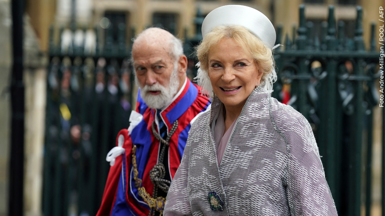 La princesa Michael de Kent sufre derrame cerebral y queda inmovilizada