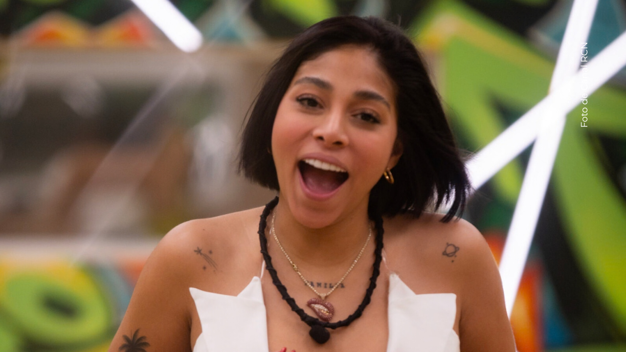Karola en La casa de los famosos Colombia.
