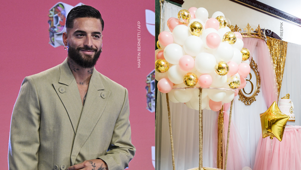 Maluma celebró el cumpleaños de su hija París; la decoración no pasó desapercibida en redes