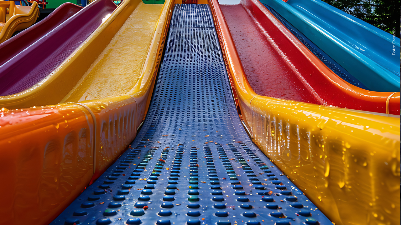 Hombre muestra video horas antes del fallecimiento de mujer que cayó de tobogán: ¿qué dijo?