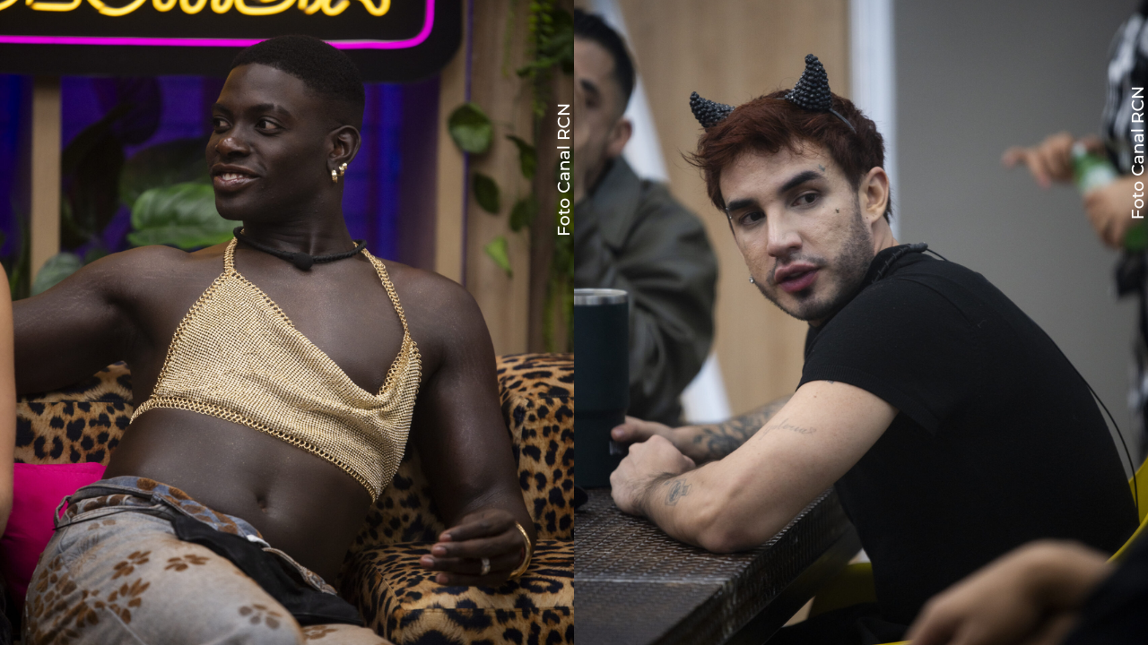 Valentino y Campanita se dan un beso en La casa de los famosos Colombia