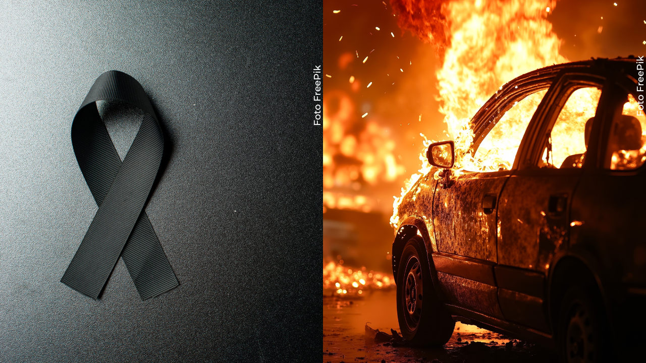 Falleció esposo de reconocida locutora tras trágico accidente que incendió su vehículo