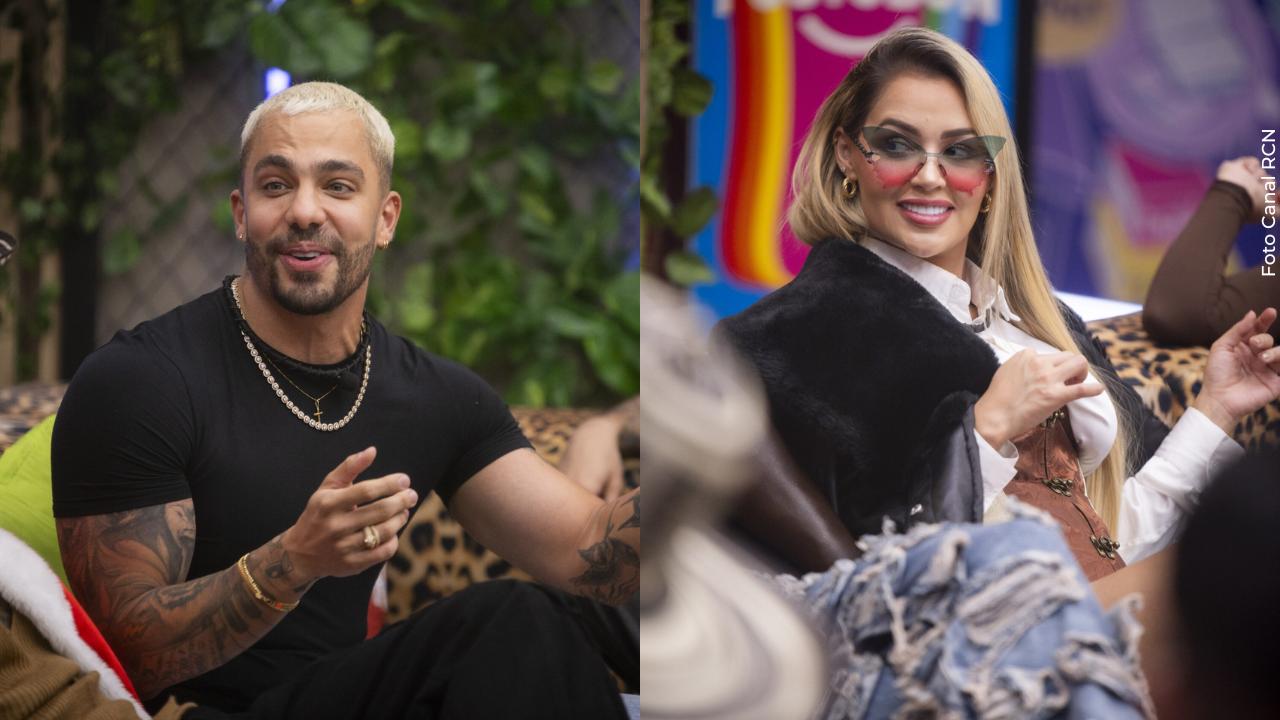 Altafulla y Yuli Ruiz se besan frente a Alejandro Estrada y desatan tensión en la casa