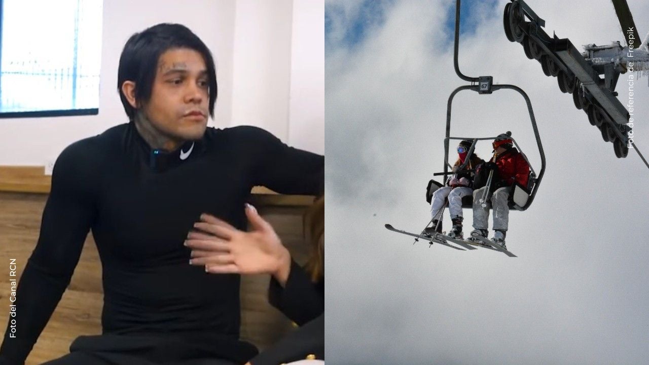 Hermana de Yeferson Cossio sufre fuerte caída esquiando.