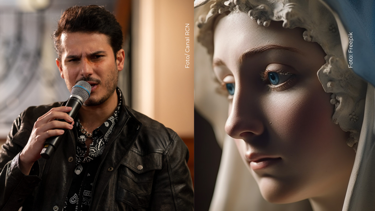 Pipe Bueno deja a todos sorprendidos con imagen de la Virgen.