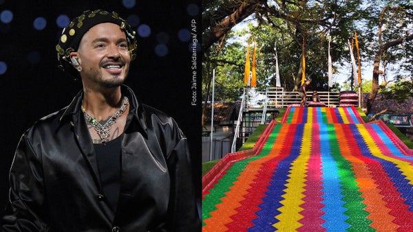 J Balvin se lanzó de tobogán de colores y generó preocupación, ¿fue el mismo donde murió una joven? J Balvin se lanzó de tobogán de colores y generó preocupación, ¿fue el mismo donde murió una joven?