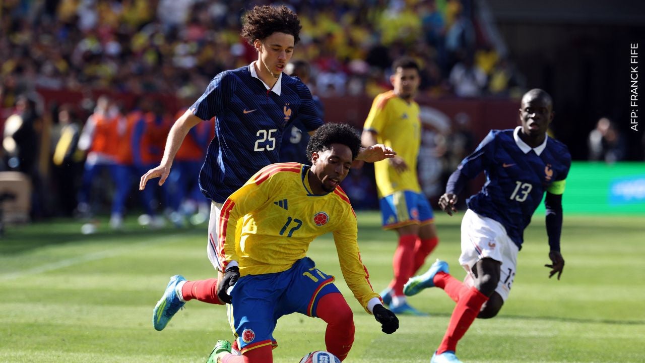 Derrota de Colombia contra Francia