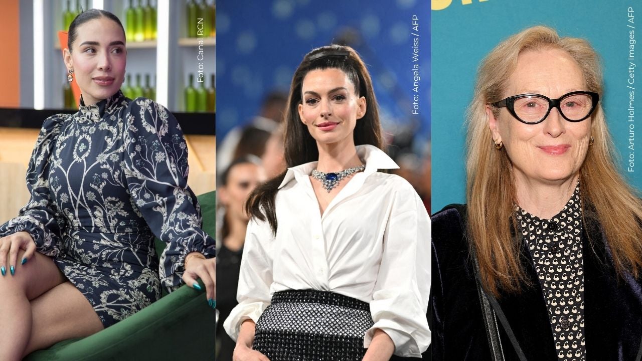 Luisa Fernanda W emocionada al conocer a Anne Hathaway y Meryl Streep
