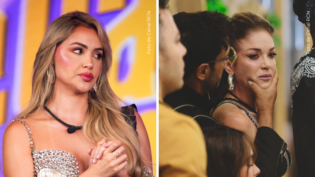 Yuli Ruiz, Alejandro Estrada y Naraly Umaña en La casa de los famosos Colombia.