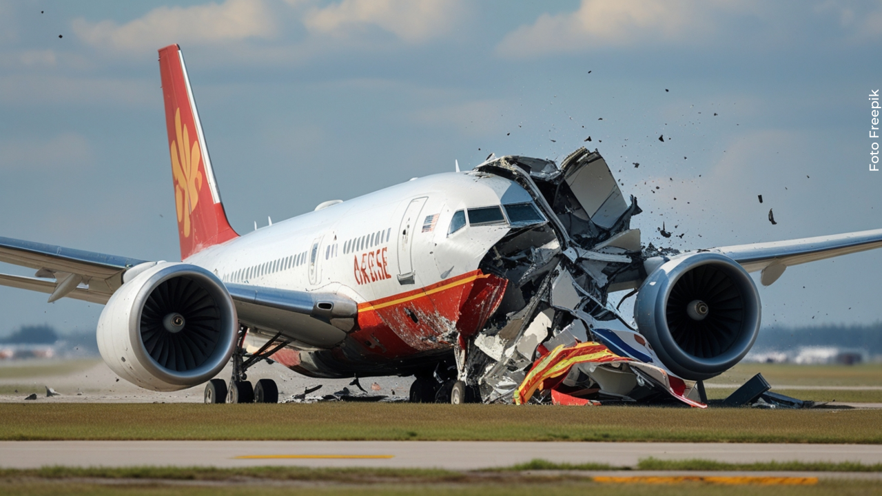 Estrella de televisión estuvo en accidente aéreo y así contó lo que vivió