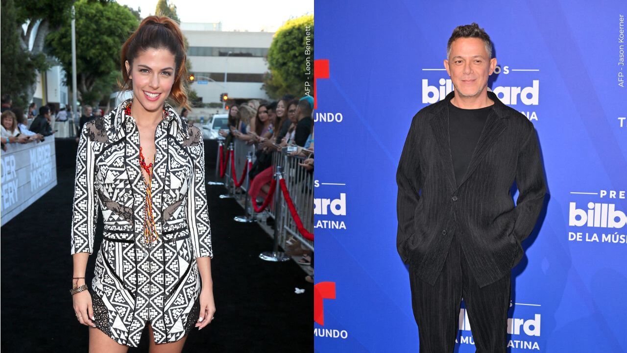 Stephanie Cayo se dejó cautivar por el cantante español Alejandro Sanz. 