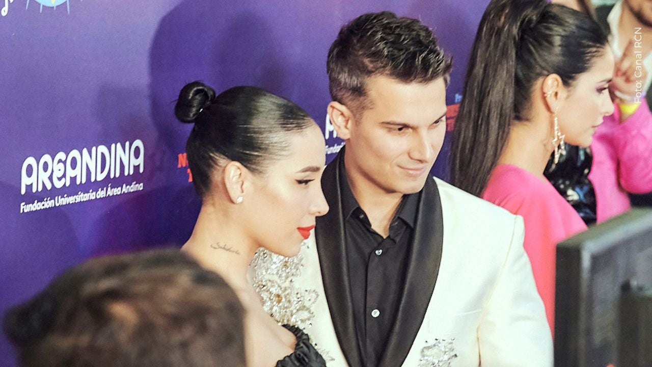 Luisa Fernanda W y Pipe Bueno en Premios Nuestra Tierra 2024