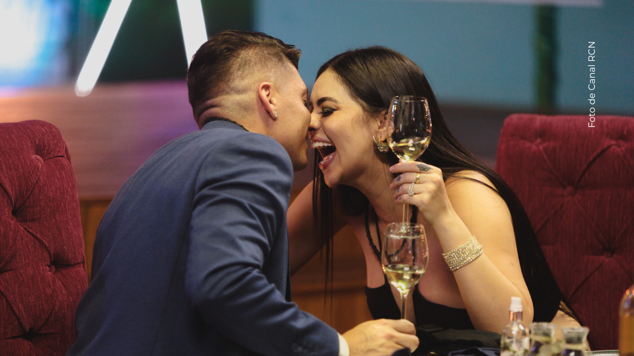 La Segura e Ignacio Baladán en La casa de los famosos Colombia.