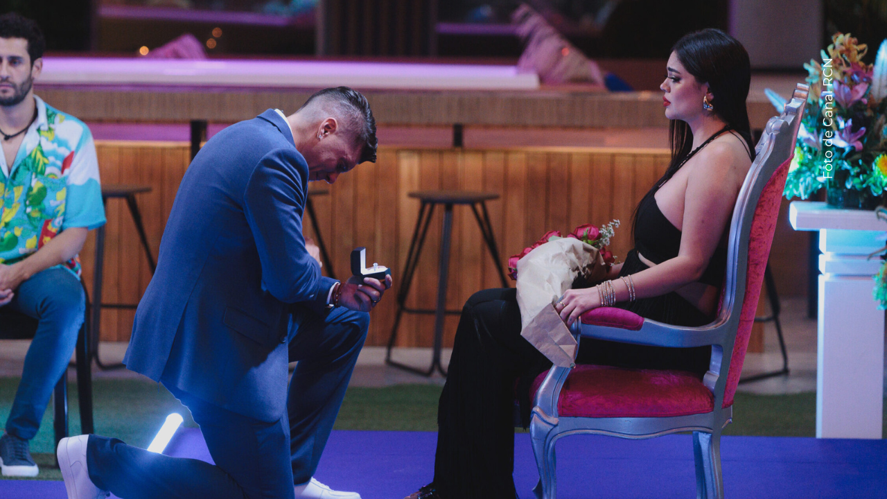 La Segura e Ignacio Baladán en La casa de los famosos Colombia.