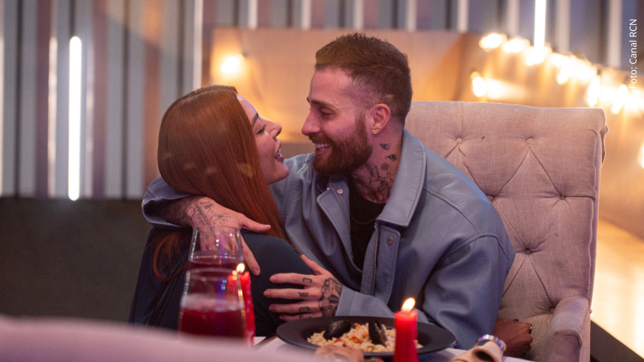 Mateo Varela y Norma Nivia en La casa de los famosos Colombia.