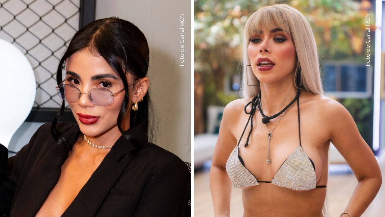 Alexa Torrex y Karina García en La casa de los famosos Colombia.
