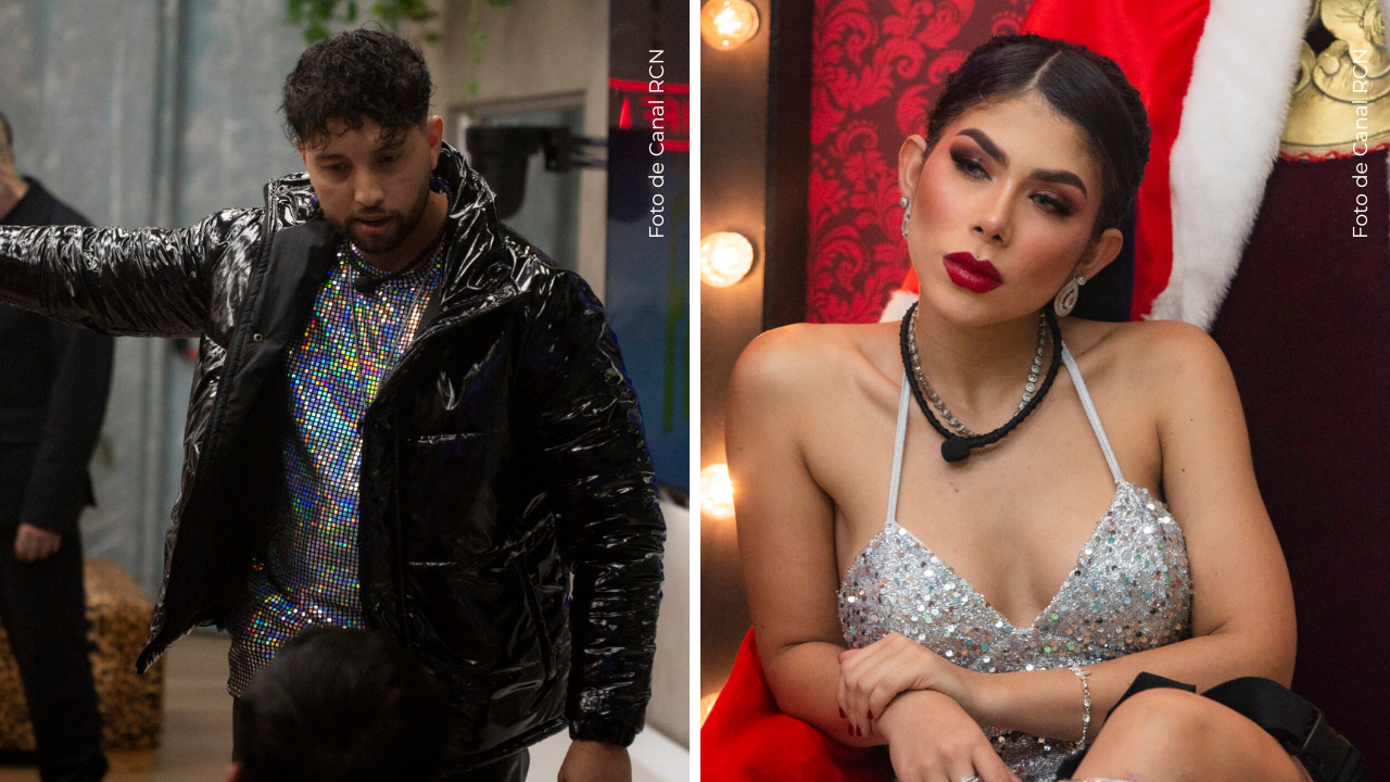 Jhorman Toloza y Alexa Torrex en La casa de los famosos Colombia.