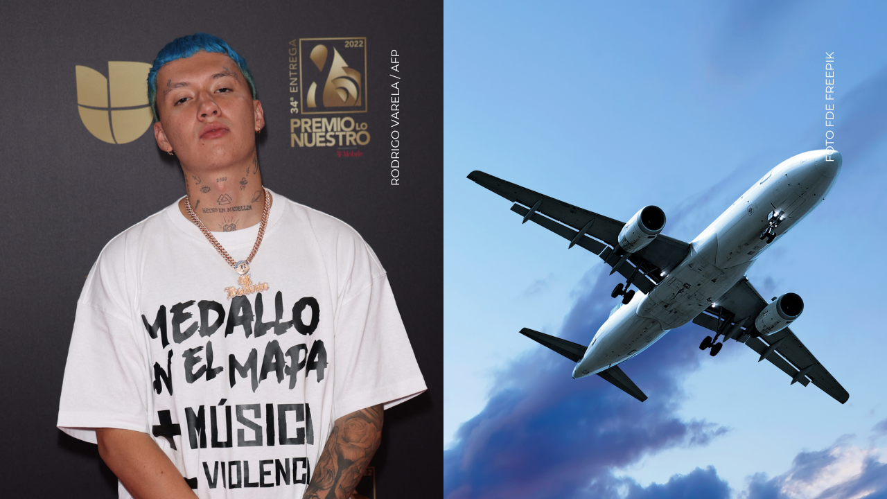 Blessd causó furor tras presumir el lujoso avión que compró